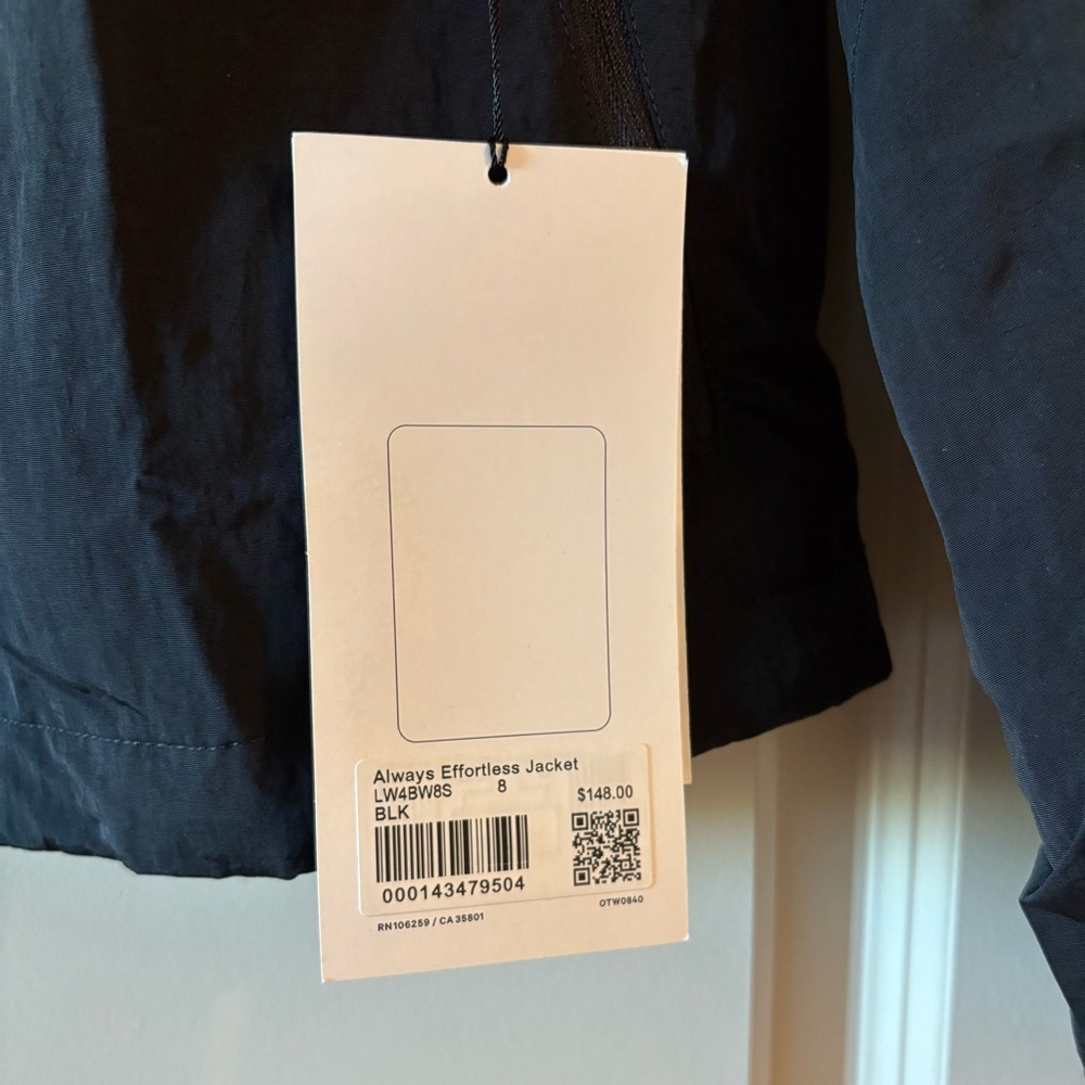 Lululemon Always Effortless Jacket with Cincinnati Bengals Logo RARE Size 8 - Picture 6 of 9